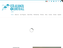 Tablet Screenshot of ecoalianzaloreto.org